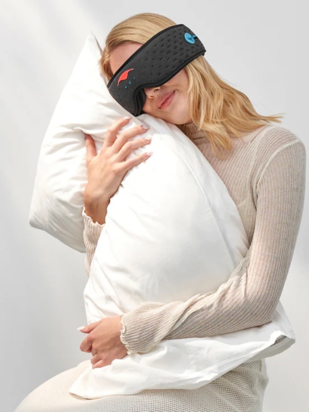 Manta Sound Sleep Mask Bluetooth 100% blackout contoured eye mask cups
